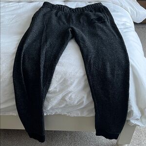 Roots Black and Gray Knit Sweatpants